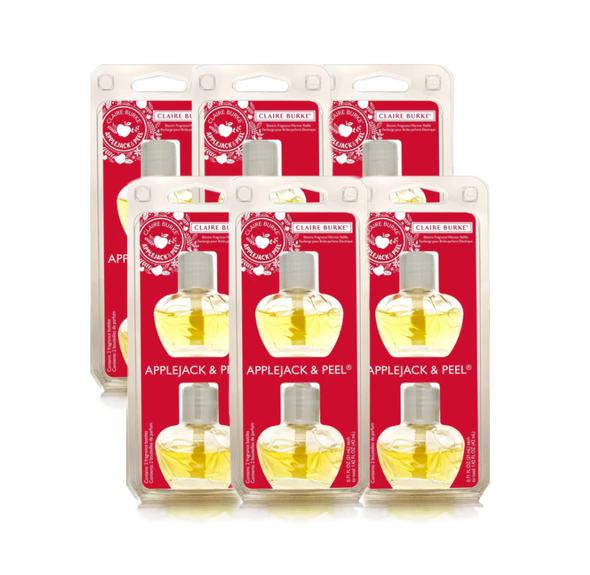 Applejack & Peel Electric Fragrance Warmer Refill 6 -Pack