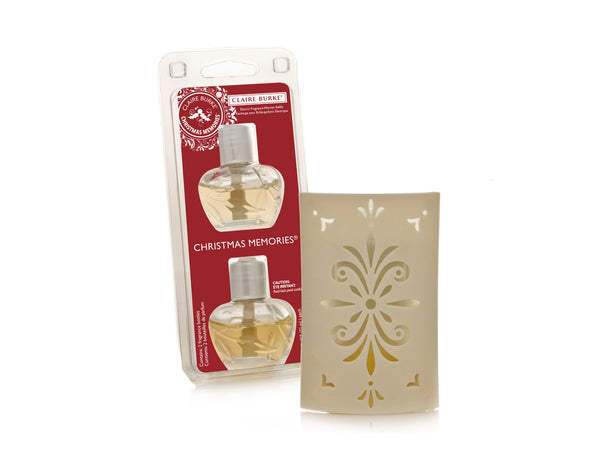 Christmas Memories Electric Fragrance Warmer Unit & Refill Bundle